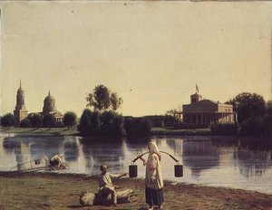 Vue du Lac Moldino dans les 
