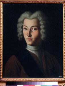 Portrait du tsar Pierre II de Russie - Grigory Dmitriev Molchanov