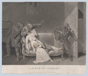Première scène des voleurs, vers 1805
