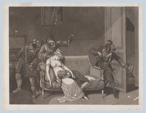 Première scène de voleurs, vers 1805