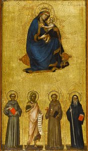 Madone et Enfant avec des saints, vers 1360 - Guariento di Arpo
