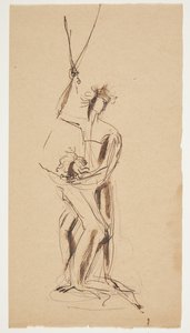Esquisse pour un groupe de statuettes