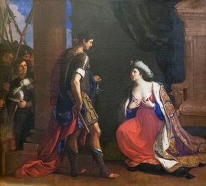 Cléopâtre devant Octavien