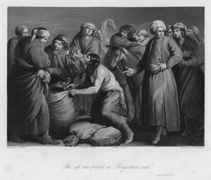 La coupe trouvée dans le sac de Benjamin, Genèse XLIV