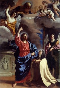 Le Christ apparaissant à Sainte Thérèse