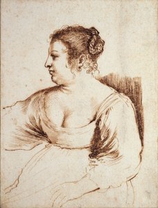 Une femme assise, 1640-1649