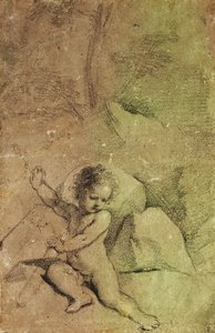 Cupidon tirant une flèche d