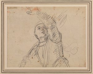 Guercino - Un soldat, d