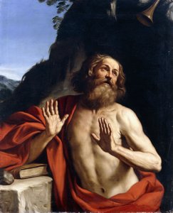 Saint Jérôme dans le désert - Guercino
