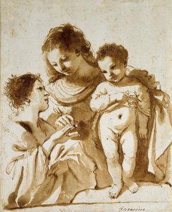 Le mariage mystique de Sainte Catherine, 1618-1619 - Guercino
