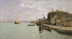 Matin sur la Giudecca, Venise - Guglielmo Ciardi