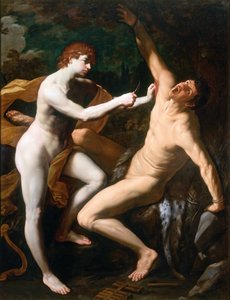 Apollon et Marsyas, vers 1625
