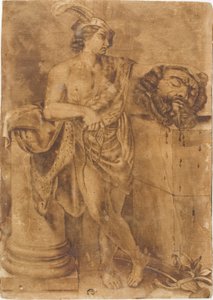 David avec la tête de Goliath