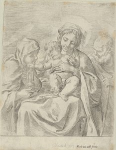 La Sainte Famille avec Sainte Claire, 1590-1600