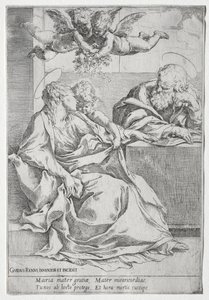 La Sainte Famille avec deux anges - Guido Reni