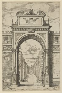 Arc de triomphe surmonté d