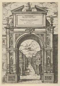 Arc de triomphe surmonté d