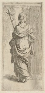 Une fille avec un crucifix - Guido Reni, after Parmigianino