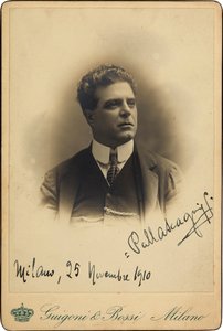 Portrait du compositeur Pietro Mascagni 1863-1945, 1910