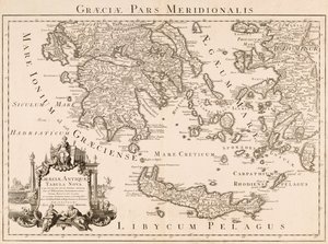 Carte de la Grèce antique et d