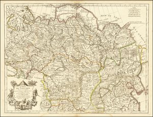 Carte de 1706 - Carte de la Tartarie - Guillaume Delisle