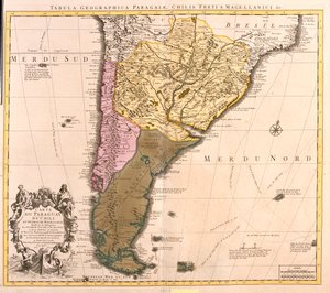 Chili (sauf nord), Argentine, Paraguay, Uruguay, sud-est du Brésil, îles Malouines