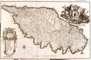 Carte de la Corse (France) - Guillaume Delisle