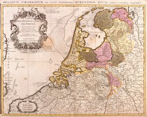 Carte des Provinces-Unies des Pays-Bas
