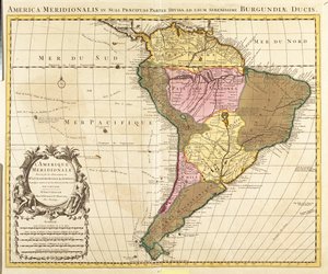 Panama, Argentine, Bolivie, Brésil, Chili, Colombie, Équateur, Guyane française, Guyana, Paraguay, Pérou, Suriname, Uruguay, Venezuela - Guillaume Delisle