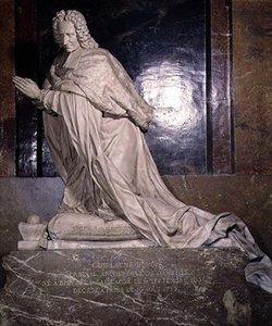 Tombe du cardinal Guillaume Dubois, 1705 (marbre)