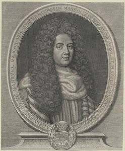 Adrien-Alexandre marquis Comte de Manevilette Crevecoeur (impression) - Guillelmus Vallet