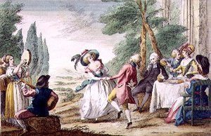 Jeux florentins, la danse