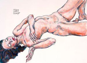 Nu couché, Dans l