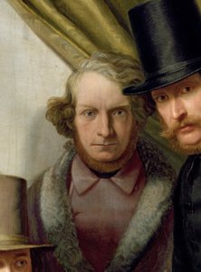 Les membres du club des artistes de Hambourg, 1840 (détail)