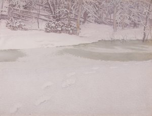 Neige fraîchement tombée