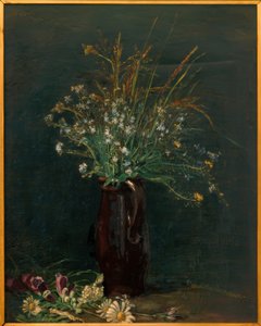Nature morte de myosotis - Gustav Crecelius