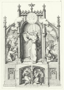 Quatre scènes de la vie de Martin Luther (gravure) - Gustav Ferdinand Leopold Konig