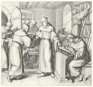 Martin Luther, vicaire de Saxe et de Thuringe (gravure)