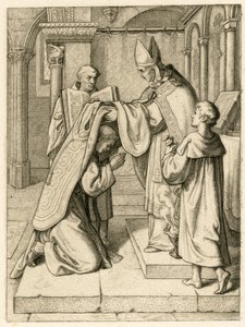 Martin Luther est ordonné prêtre - Gustav Ferdinand Leopold Konig