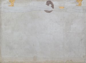 Frise Beethoven : Le désir de bonheur - Panneau 1, mur long gauche