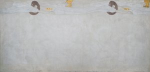 Frise Beethoven : Le désir de bonheur - Panneau 2, mur long gauche - Gustav Klimt
