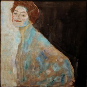 Portrait de dame en blanc
