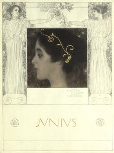 « Junius » (modèle de : Gerlach  Schenk, Allégories N.F. n° 53) - Gustav Klimt