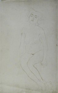 Femme nue assise, c.1903 - Gustav Klimt