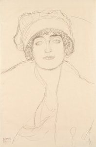 Portrait avec un chapeau, 1917-118