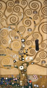 Esquisses pour la frise du Palais Stoclet à Bruxelles, Belgique (aquarelle et crayon sur papier) - Gustav Klimt