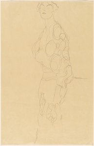 Femme debout - Gustav Klimt