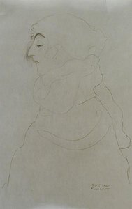 Femme de profil - Gustav Klimt