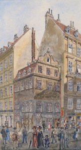 Le Salzgries à Vienne (coin du Tiefen Graben)