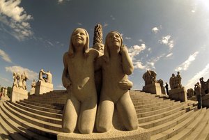 Sculpture de Vigeland, Frognerparken, Oslo, Norvège, Europe
